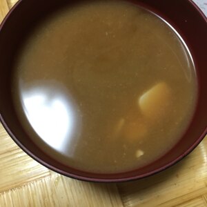 シンプル！　豆腐のお味噌汁　ミックス味噌